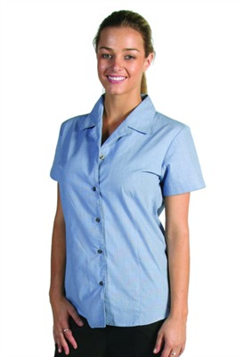 Ladies Revere Collar Business Shirt