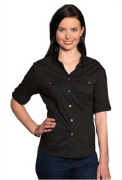 Ladies Adjustable Sleeve Shirt images