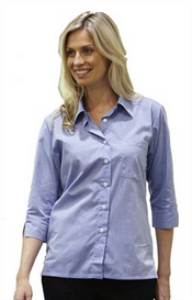 Ladies fin Chambray skjorter images