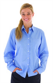 Long Sleeve Ladies Chambray Shirt images