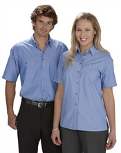 Mens blu Business camicia images