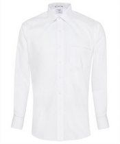 White Poplin Business Shirt images