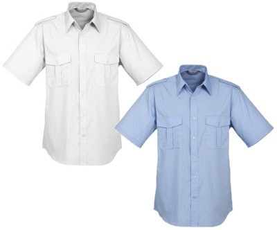 Mens curto mangas de camisa