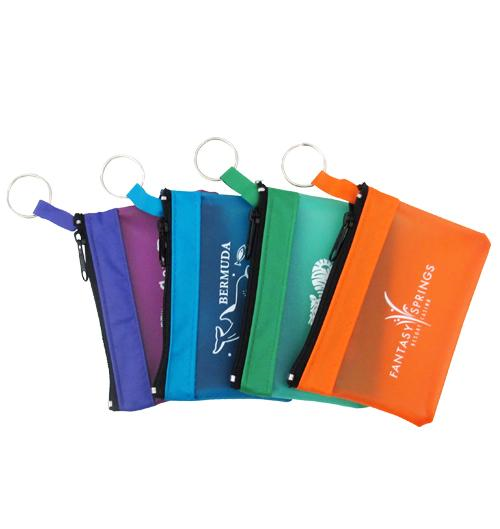 Pochette clé promotionnel couleurs givrées