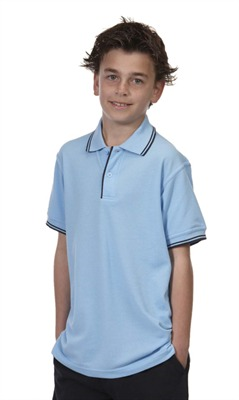 Kids Contrast Polo Shirt