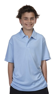 Polo de poliester de los niños