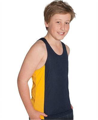 Crianças desporto Singlet