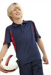 Farbige Kinder Polo-Shirt images
