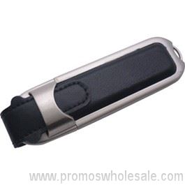 Metal Leather USB Flash Drive