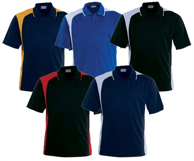 Tricou Polo contrast panou