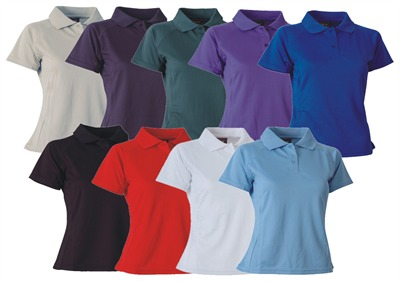 Ladies fuld farve poloshirt