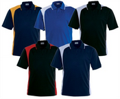 Contrast Panel Polo Shirt images
