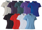 Ladies fuld farve poloshirt images