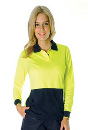 Ladies Long Sleeve Polo images