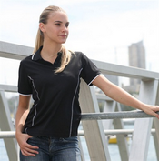 Mesdames Short Sleeve panneau Polo images