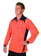 Two Tone Langarm Polo images