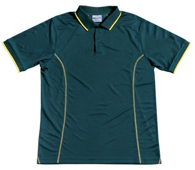 Short Sleeve Panel Polo Shirt