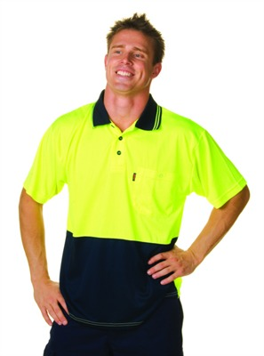 Two Tone Fluro Polo