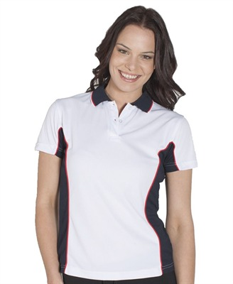 Womens Contrast Sports Polo Shirt