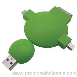 Retractable Usb-matkapuhelimen laturi