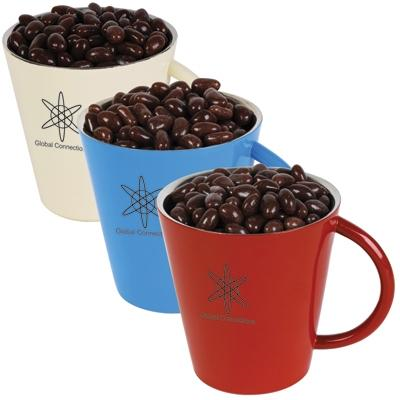 Chocko Beanz In Coloured Coffee Mugs