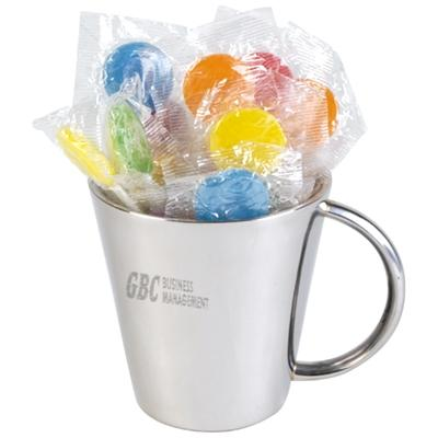 Lollipops en doble pared taza acero inoxidable