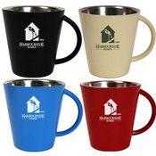 Promotional Coloured Double Wall Stainless Steel Coffee Mug images