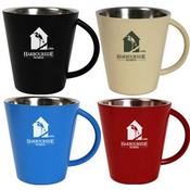 Promosi berwarna ganda dinding Stainless Steel Mug kopi images