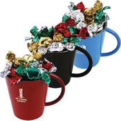 Promotional Toffees Assorted In Coloured Double Wall Coffee Mugs images