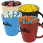 Colour Jelly Beans In Coloured Coffee Mugs small picture