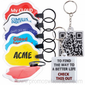 LED torcia elettrica in PVC Keytag small picture