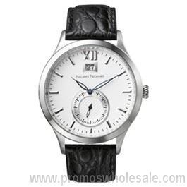 Cravate noire montre