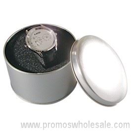 Round Watch Tin Box