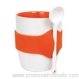 Geko Kopi Mug dengan sendok