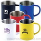Stainless Steel Coloured Double Wall Mug small picture