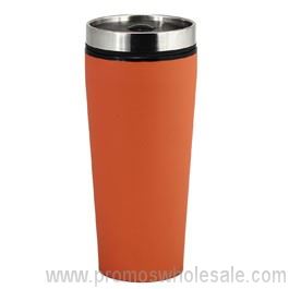 Dinding ganda Stainless Steel Mug dengan karet selesai cat