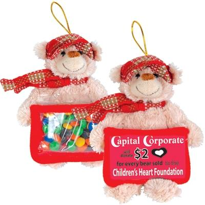 Versatile Card Bear With Cap