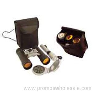 Binocular Torch-Compass Set