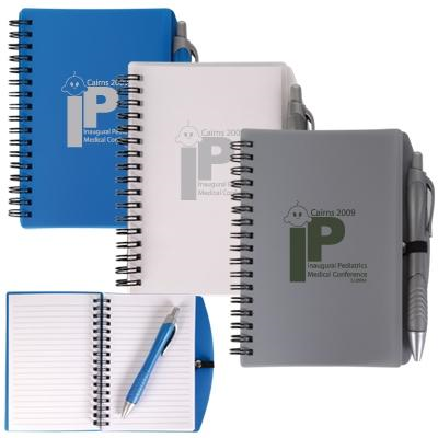 Promosi Scribe Spiral Notebook dengan pena