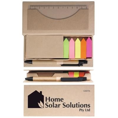 Cardboard Note Holder Set with Pen