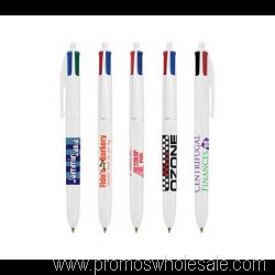BIC 4 stylos de couleur