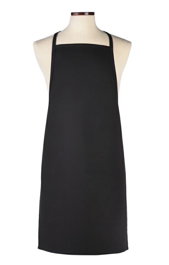 Black Long Bib Apron