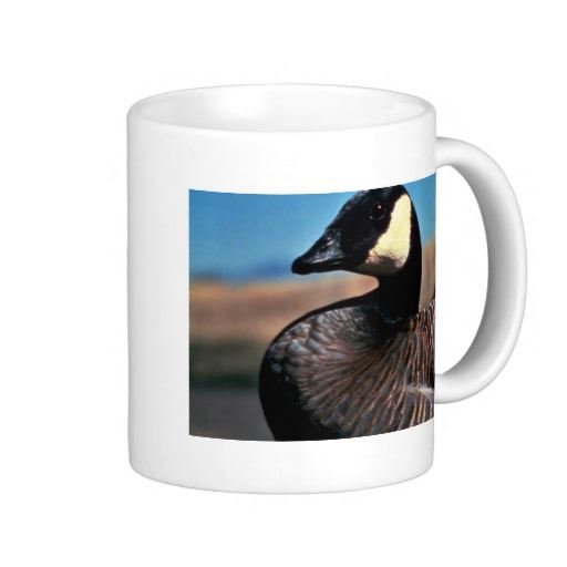 Canada goose portrait classic white coffee mug