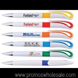 Digital Printed Hook Plastic Pen