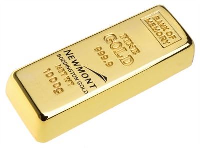 Gold Flash Drive