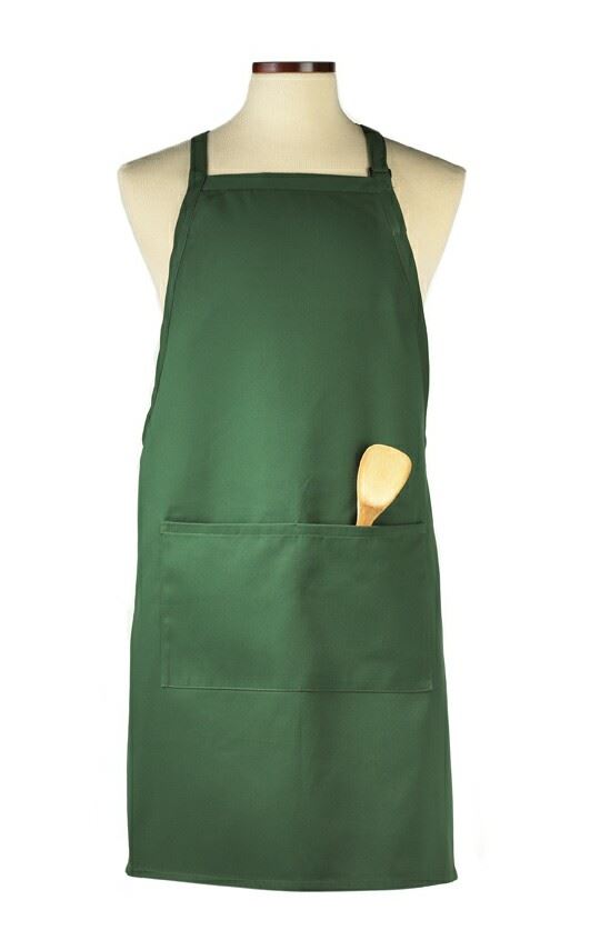 Hunter Green Deluxe Long Bib Apron