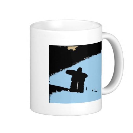 Inukshuk of the Coastal Mountains Classic White Coffee Mug