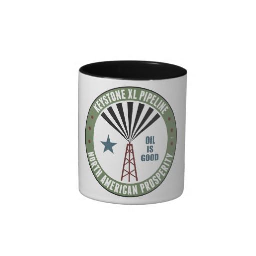 Keystone XL Pipeline Two-Tone Coffee Mug