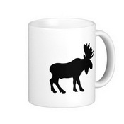 Moose Basic White Mug images