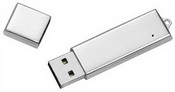 Argent métal Flash Drive images